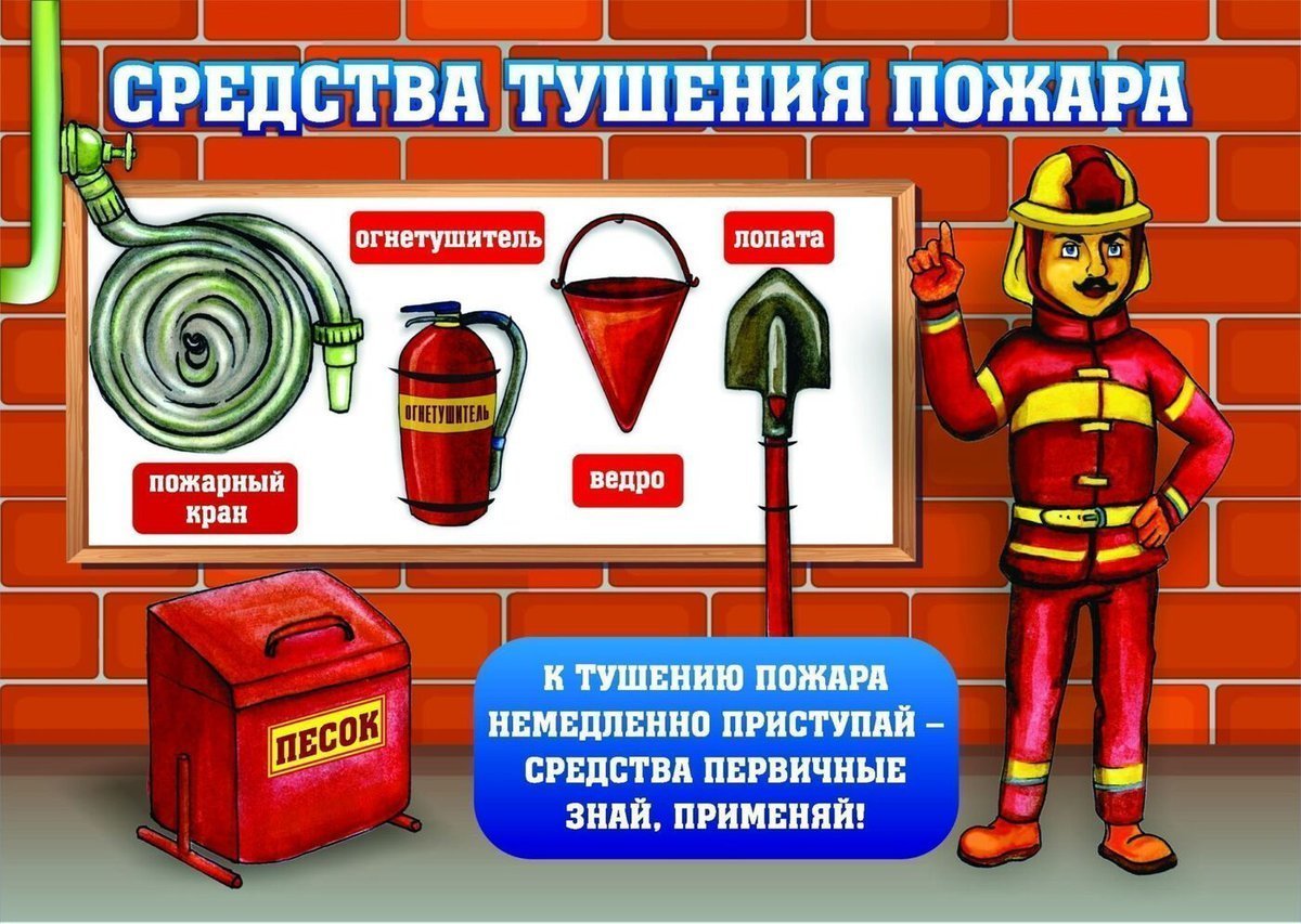 Пожарная безопасность плакат