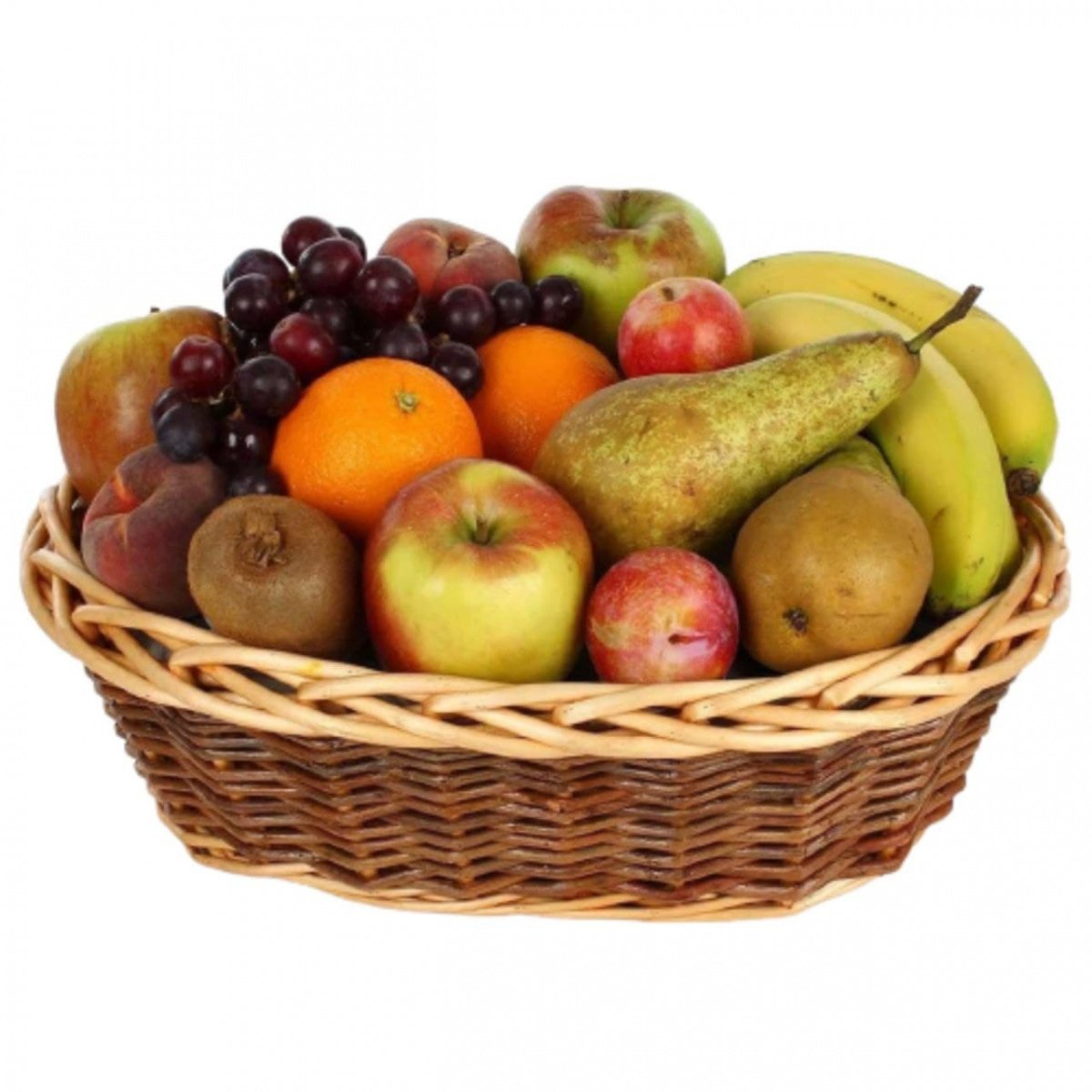 Корзина с фруктами с яблоками