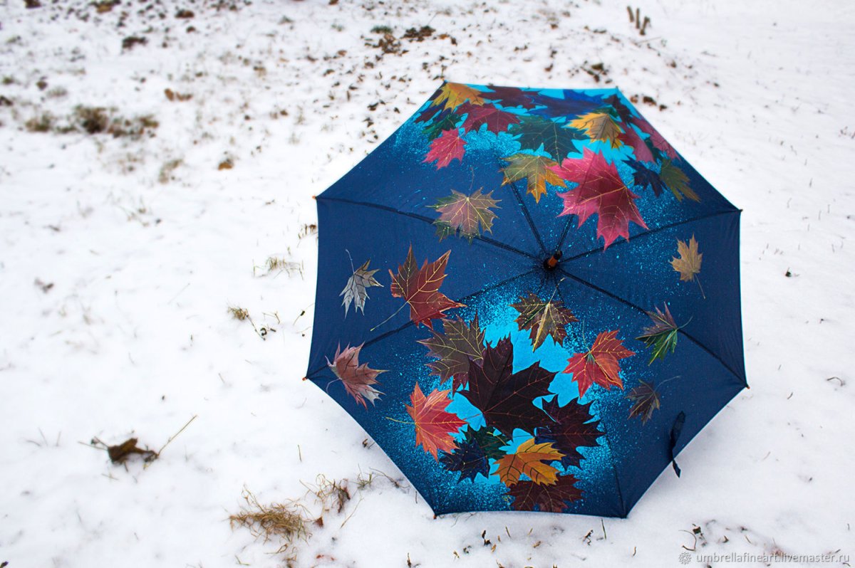Зонт листва