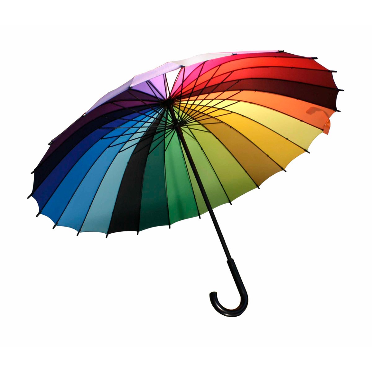 Зонтик цветными карандашами