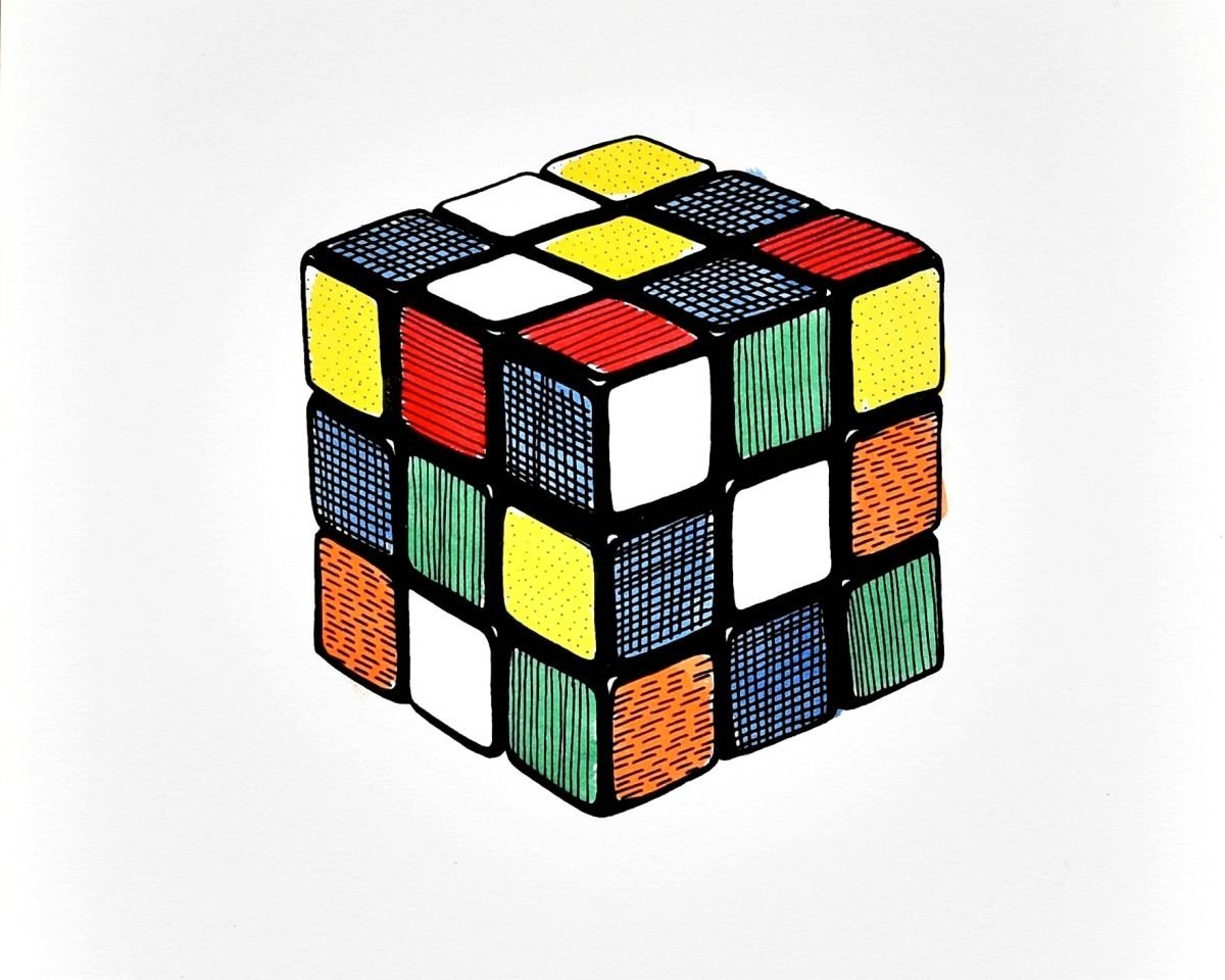 Кубик Рубика 50х50