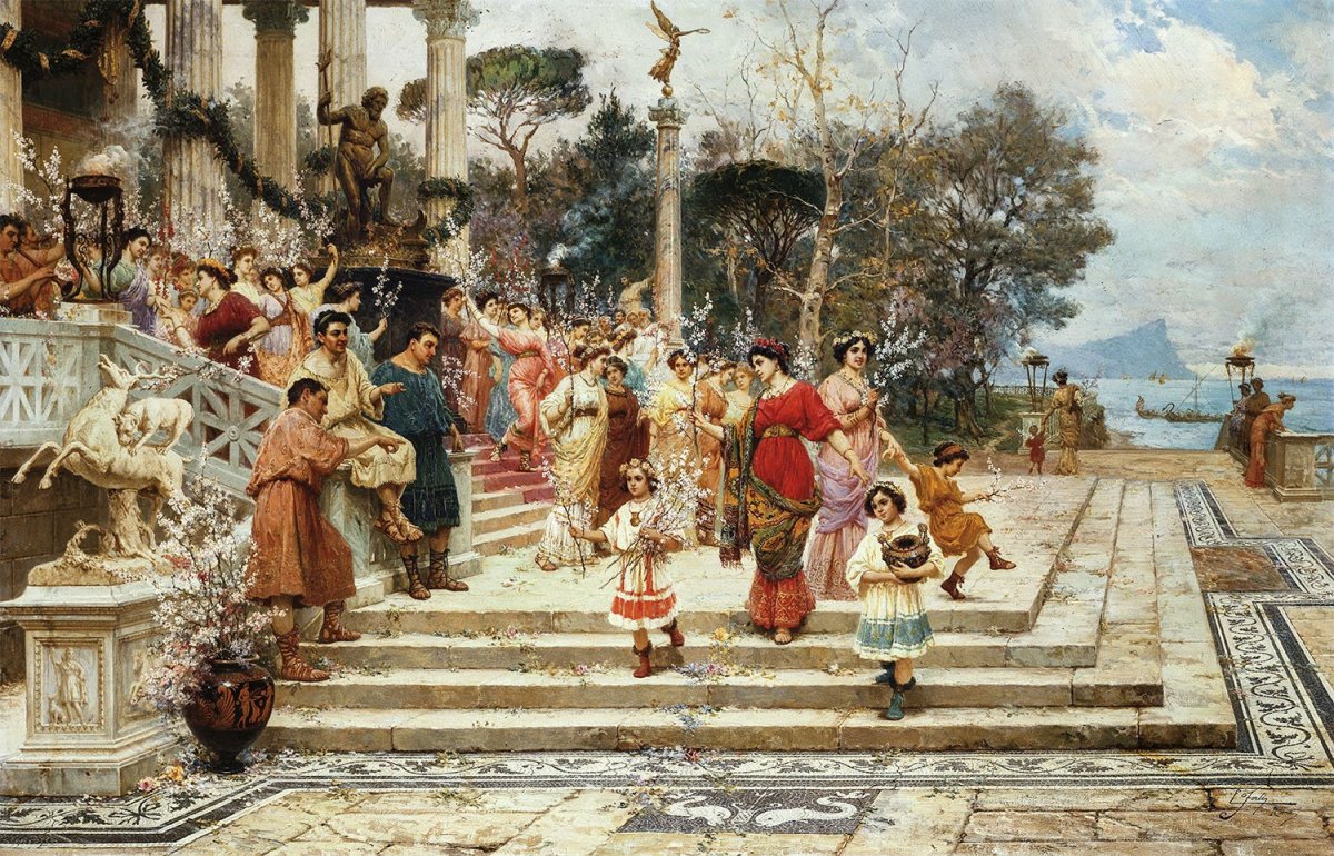 Праздник Флоралии в древнем Риме