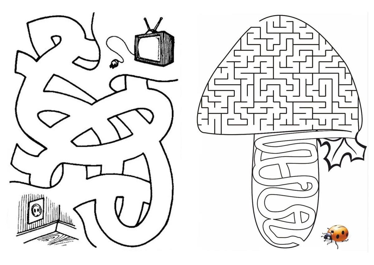 Лабиринт картинки для детей картинки с