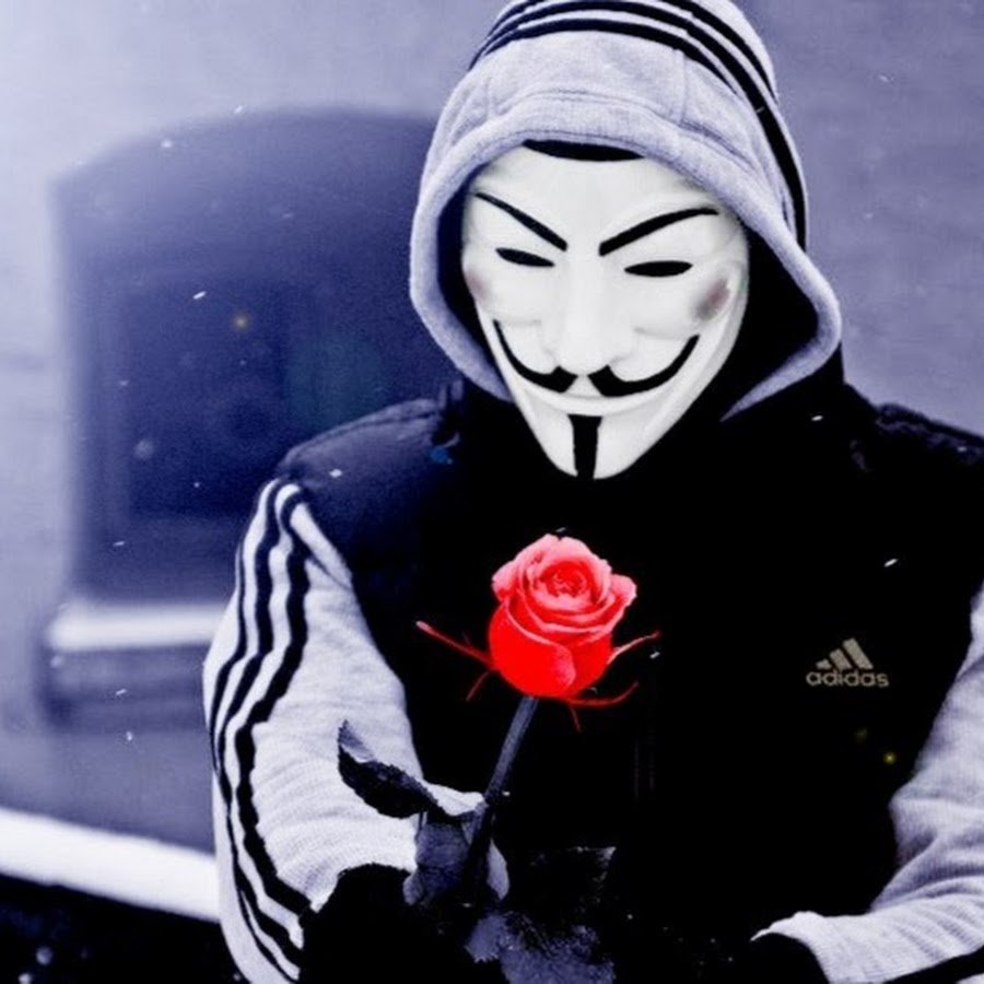 Анонимус с розой