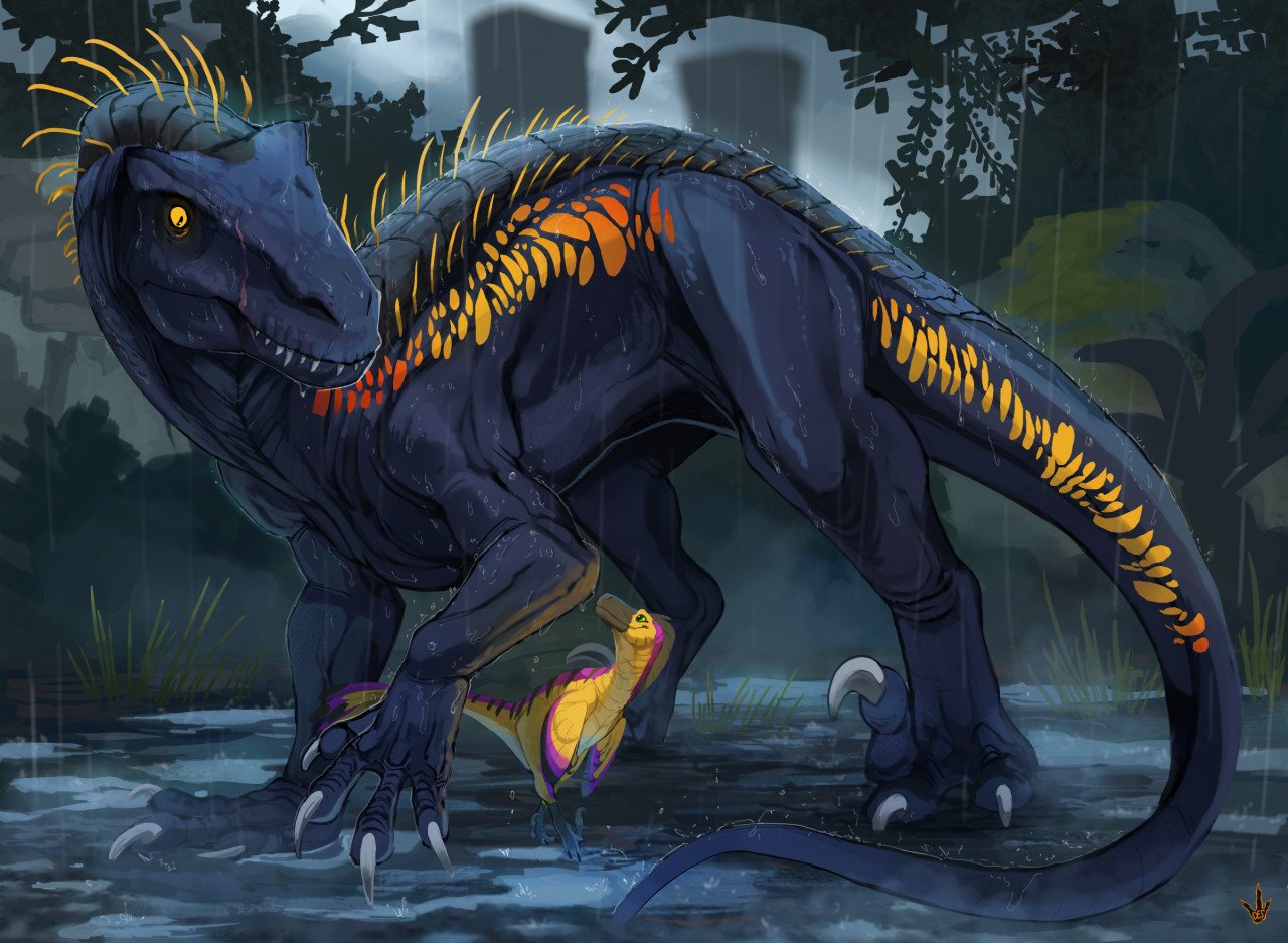 Pictures of the indoraptor