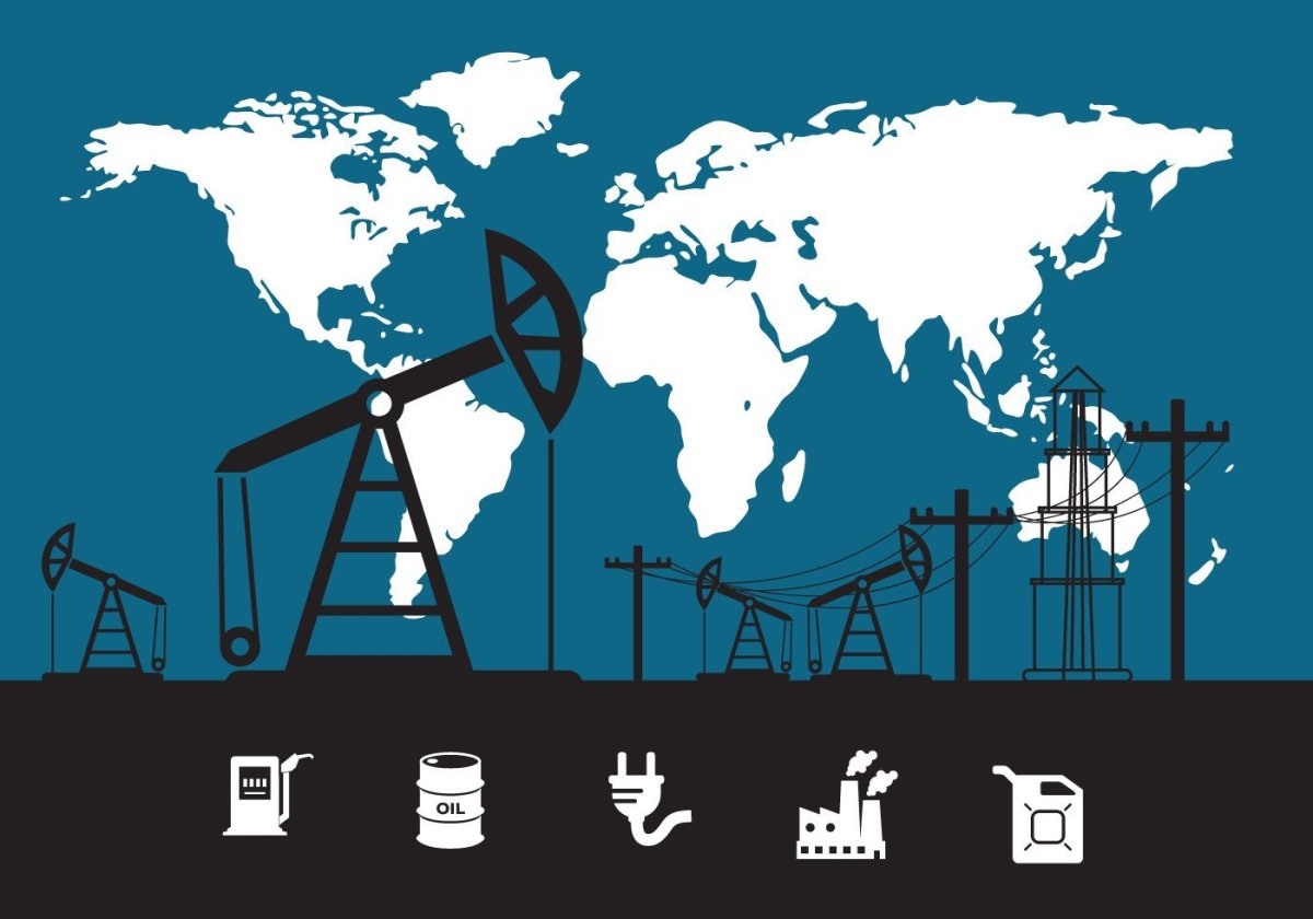 Рисунок как добывают нефть