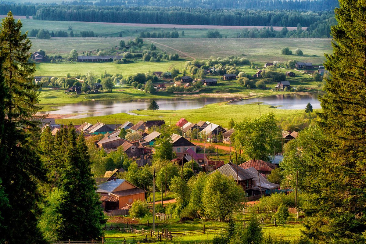 современная деревня фото